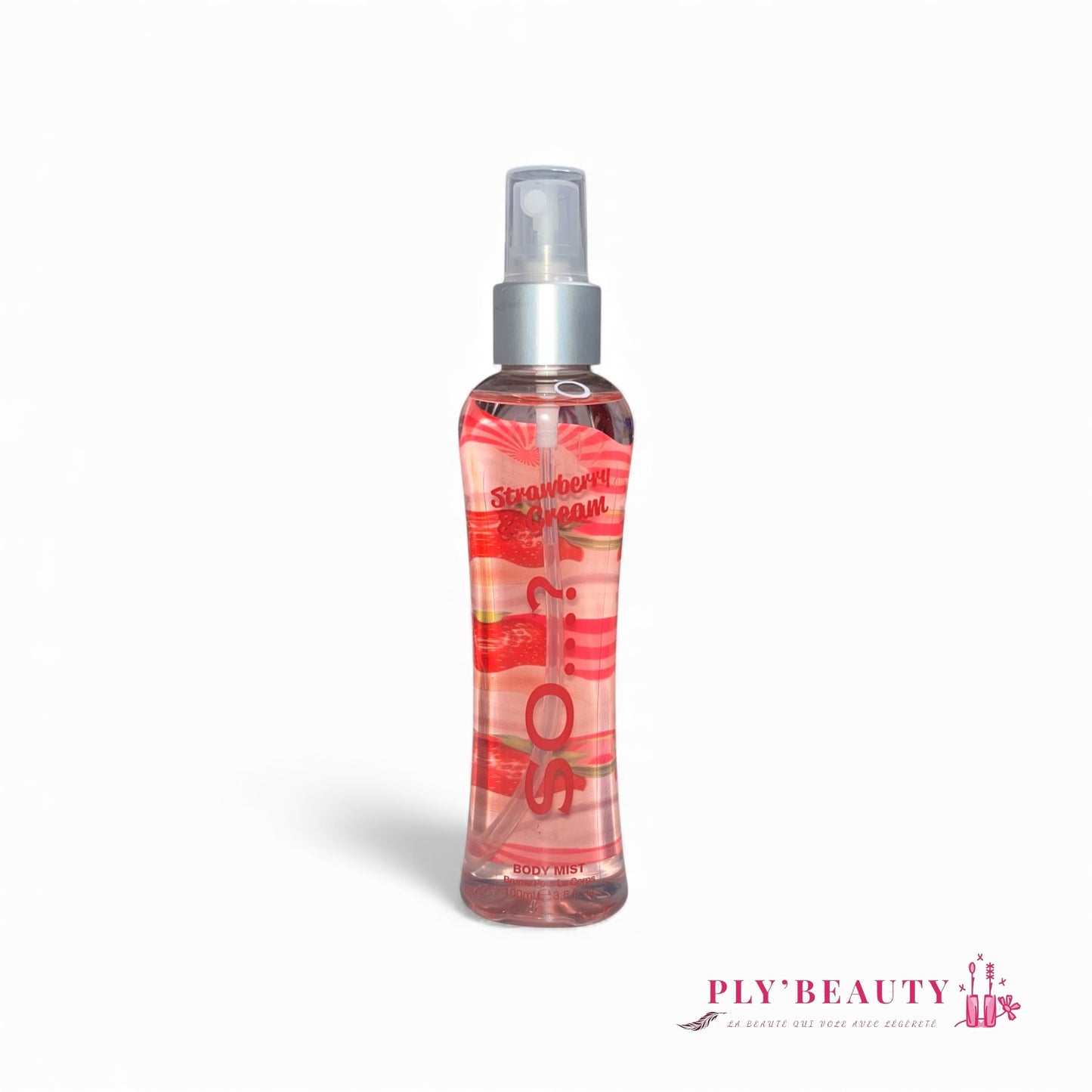 Brume corporelle SO…? Strawberry – parfum fraise – 100 ml.