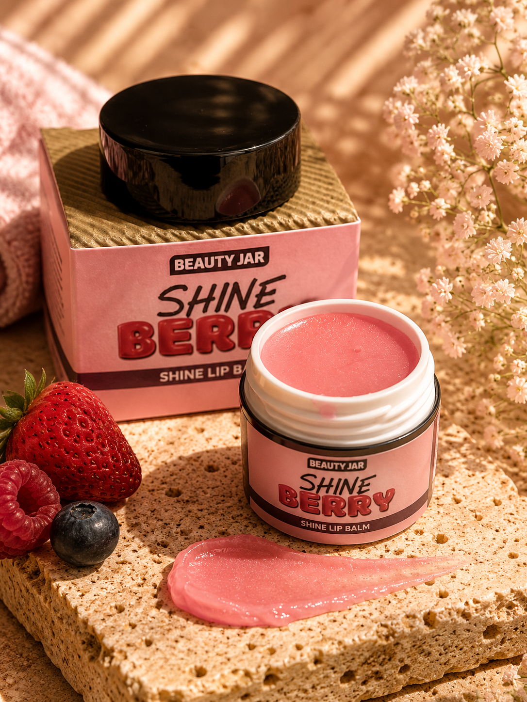 Beauty Jar – Shine Berry | Baume à Lèvres Brillant - Ply'beauty