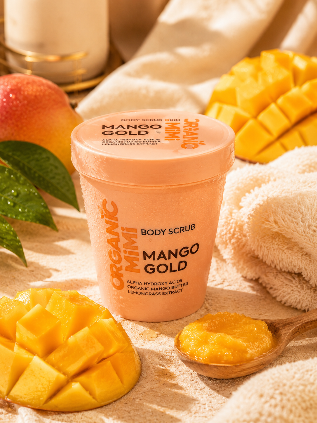 Organic Mimi – Mango Gold | Gommage Corps - Ply'beauty