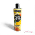 Gel douche Beauty Jar Mango Jazz Fest 400 ml, parfum mangue et ananas, présenté dans un flacon transparent. 