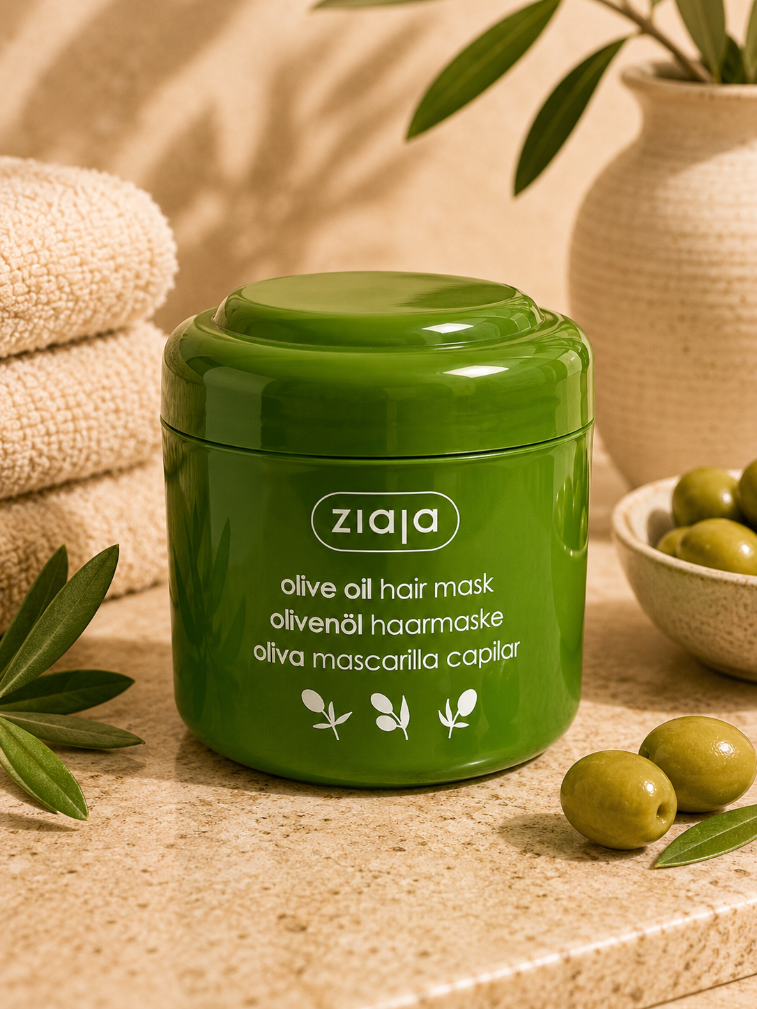 Masque Cheveux Régénérant – Olive Oil – ZIAJA (200 ml) - Ply'beauty