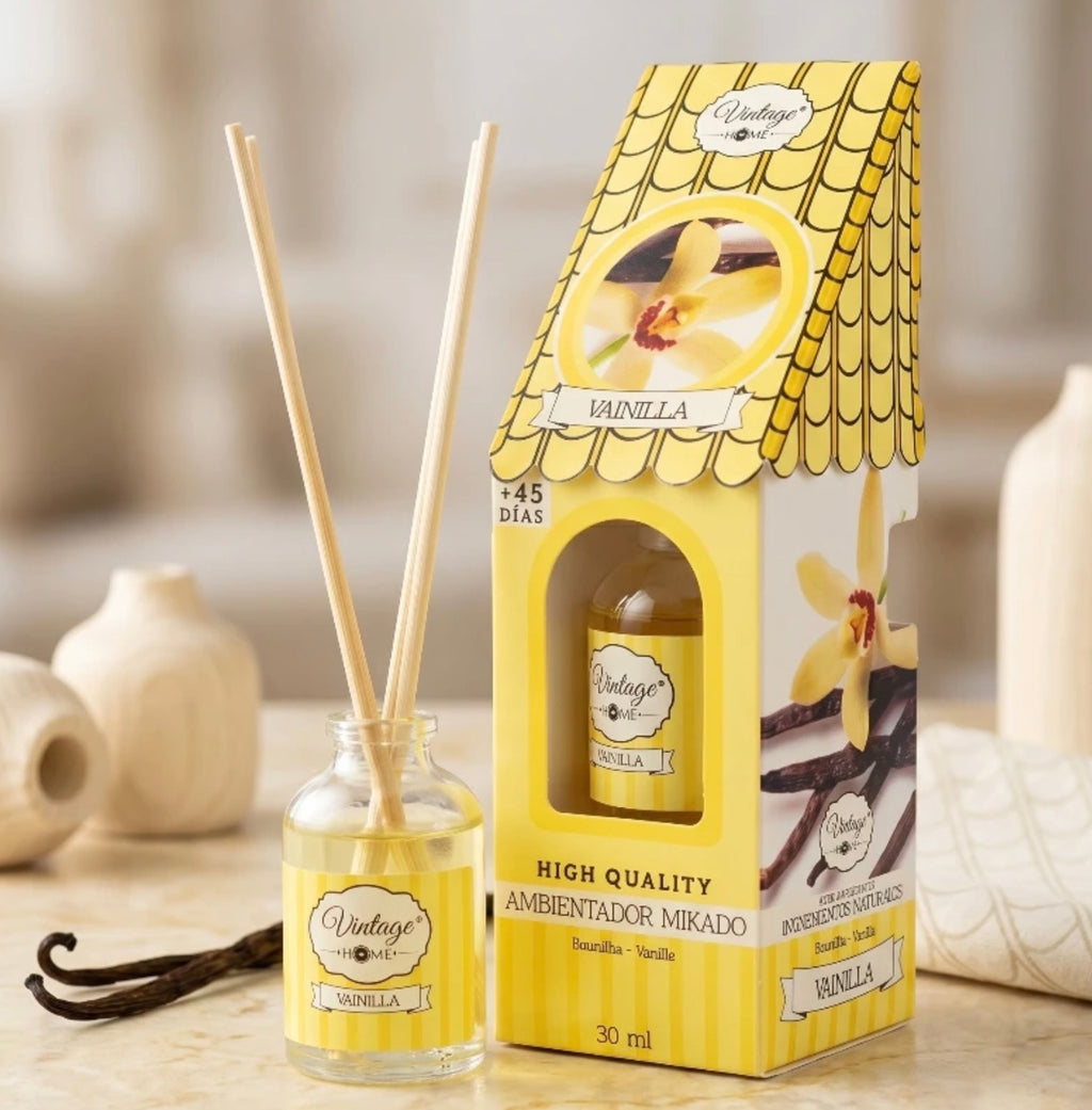 🏡 Diffuseur de Parfum Mikado – Vintage Home