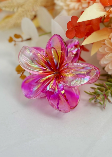 🌺 Pince Fleur Holographique
