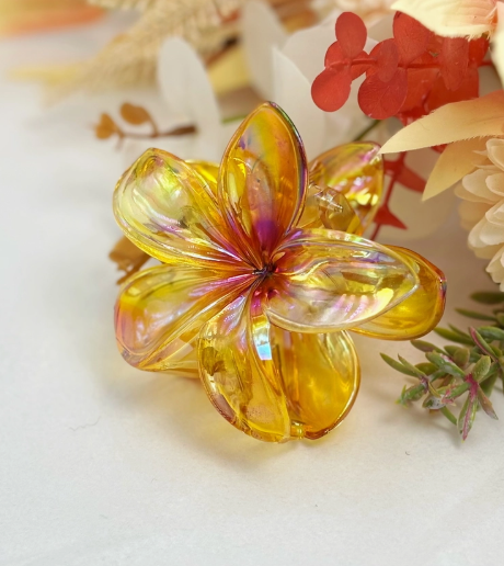 🌺 Pince Fleur Holographique