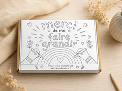 🎨 Coffret à Colorier – Merci de me faire grandir - Ply'beauty