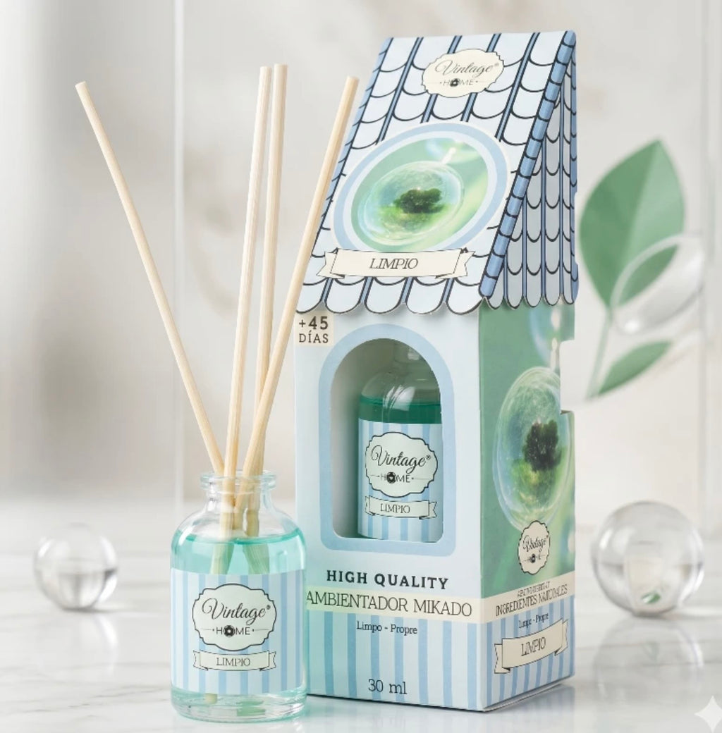 🏡 Diffuseur de Parfum Mikado – Vintage Home