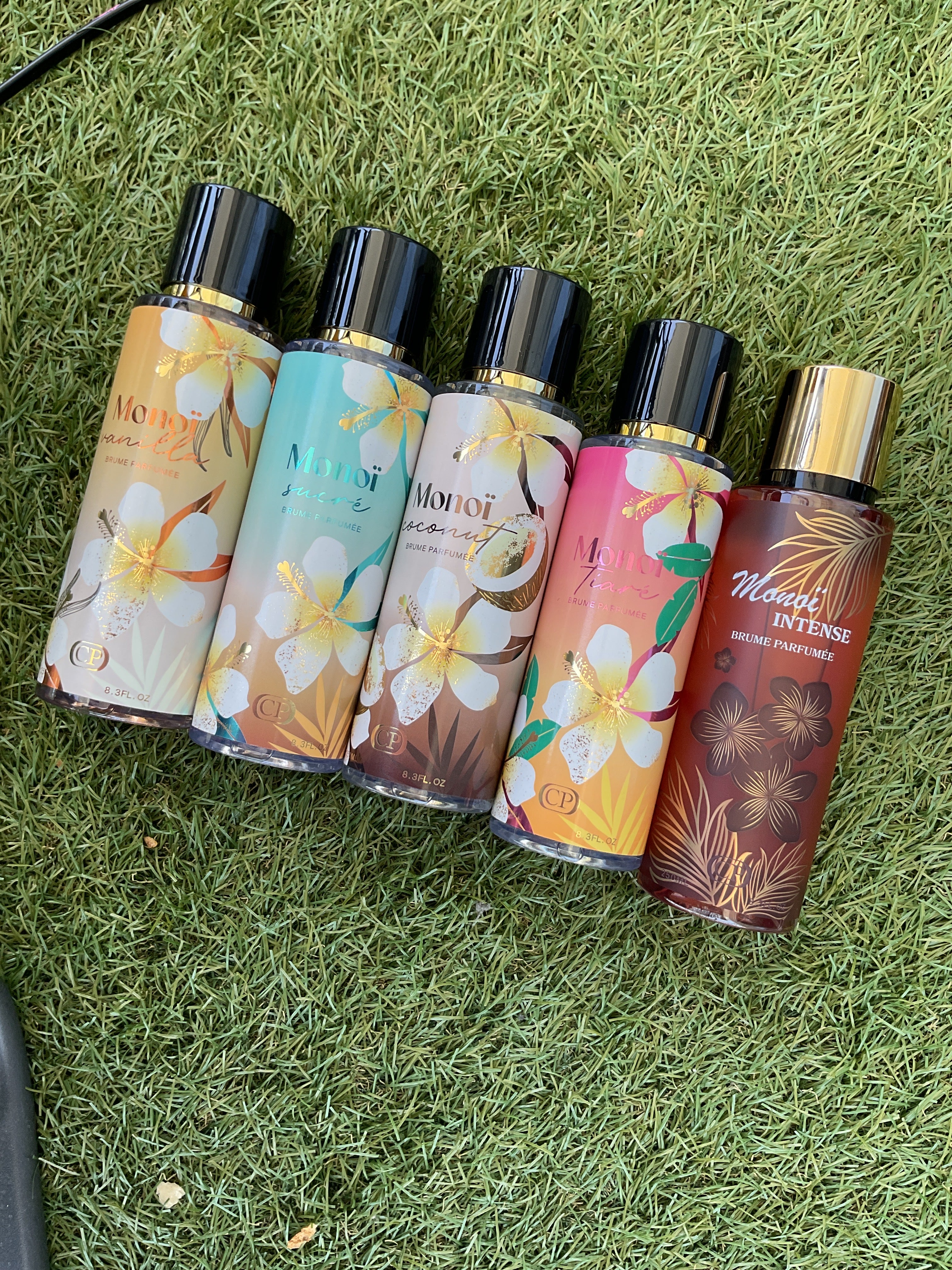 Coffret 5 brumes monoï 🌟