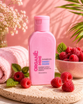 Gel douche Organic Mimi Sweet shake 100 ml – flacon rose parfum framboises. - Ply'beauty