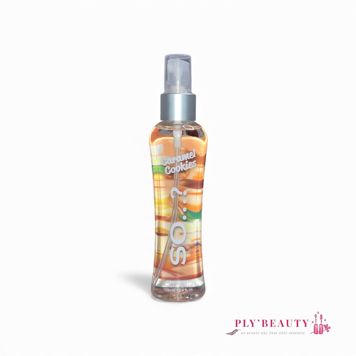 Brume corporelle SO…? Caramel Cookies – parfum caramel biscuit – 100 ml.
