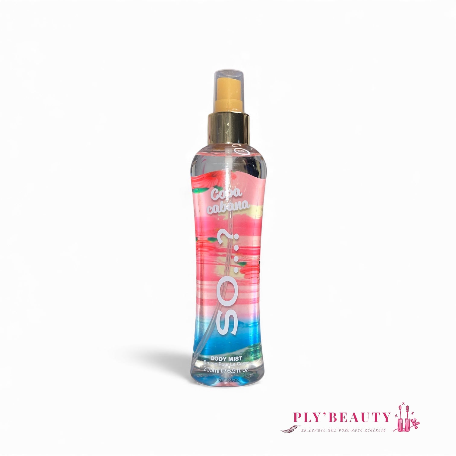 Brume corporelle SO…? Copacabana – parfum tropical fleuri – 200 ml.
