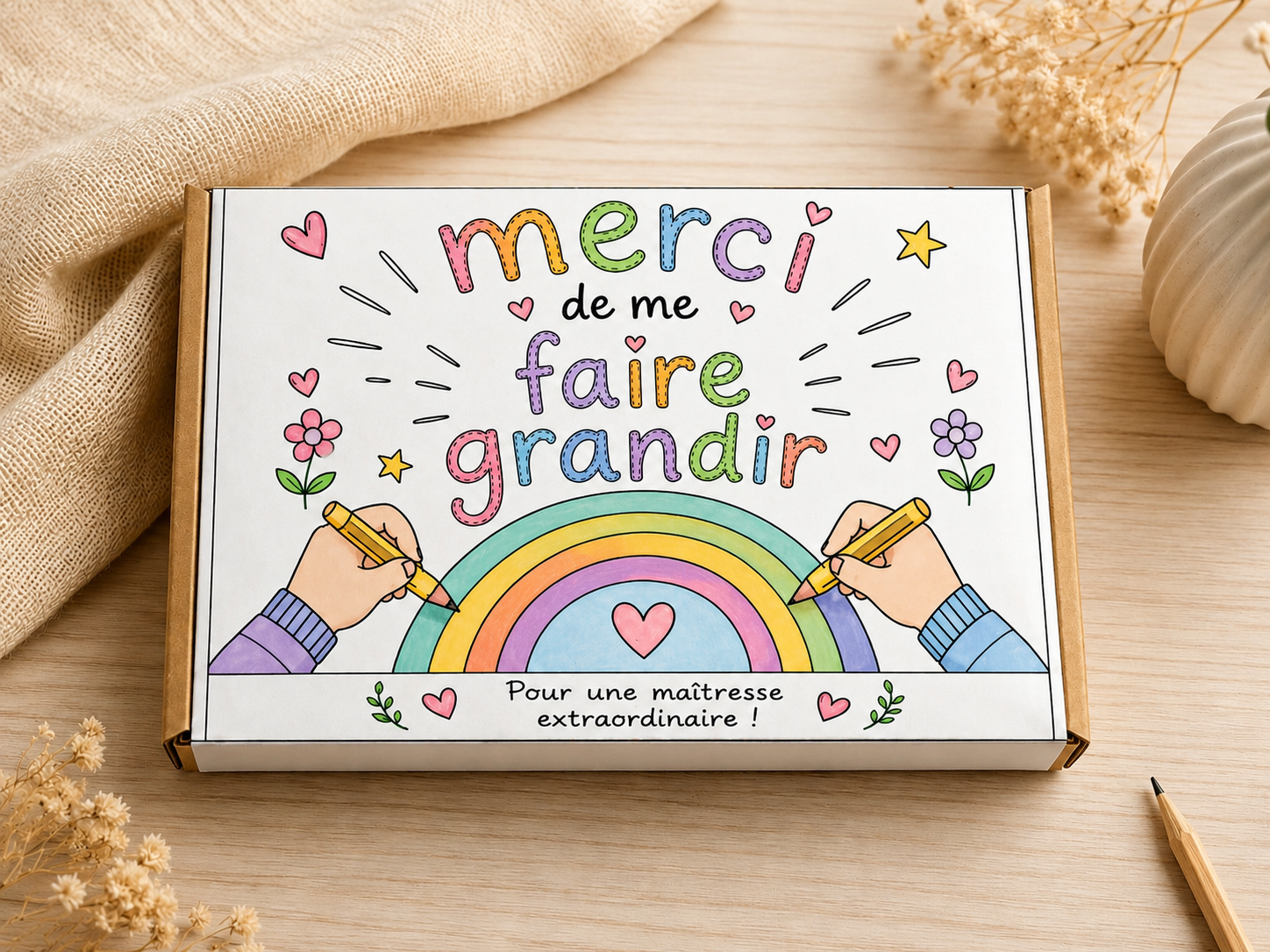 🎨 Coffret à Colorier – Merci de me faire grandir
