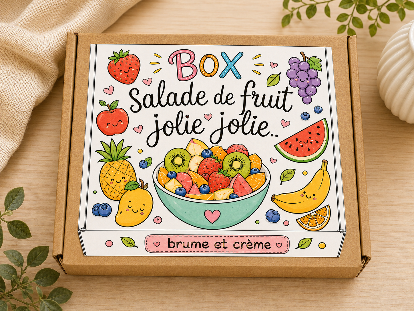 🍓 Box Salade de Fruits Jolie Jolie – Brume & Crème