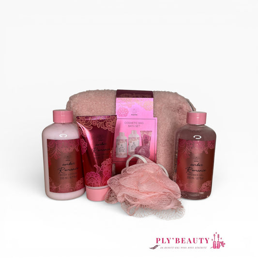 🌸 Trousse Beauté & Bain – Amber Romance (Aurora) - Ply'beauty