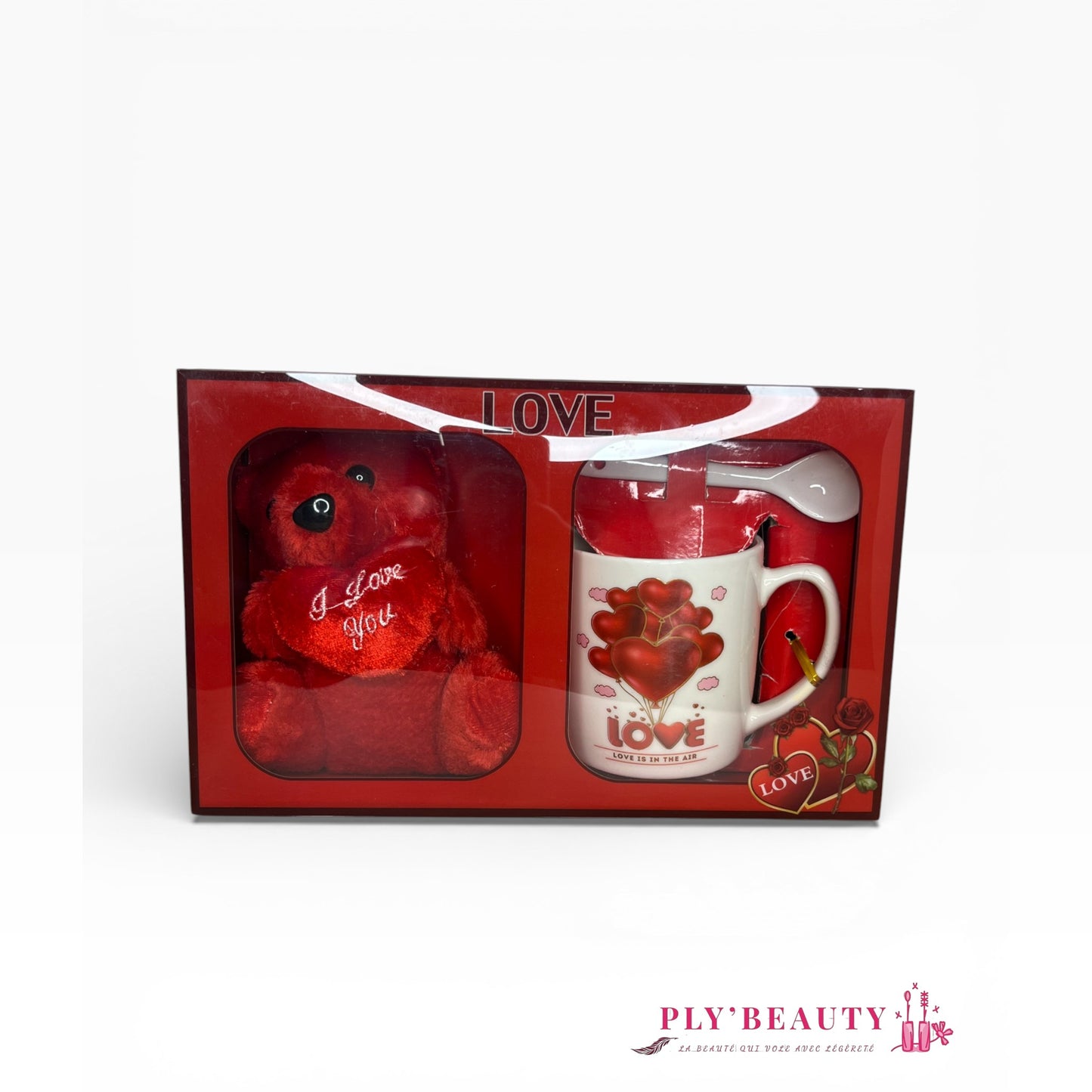 ❤️ Coffret Love – Ourson & Mug - Ply'beauty